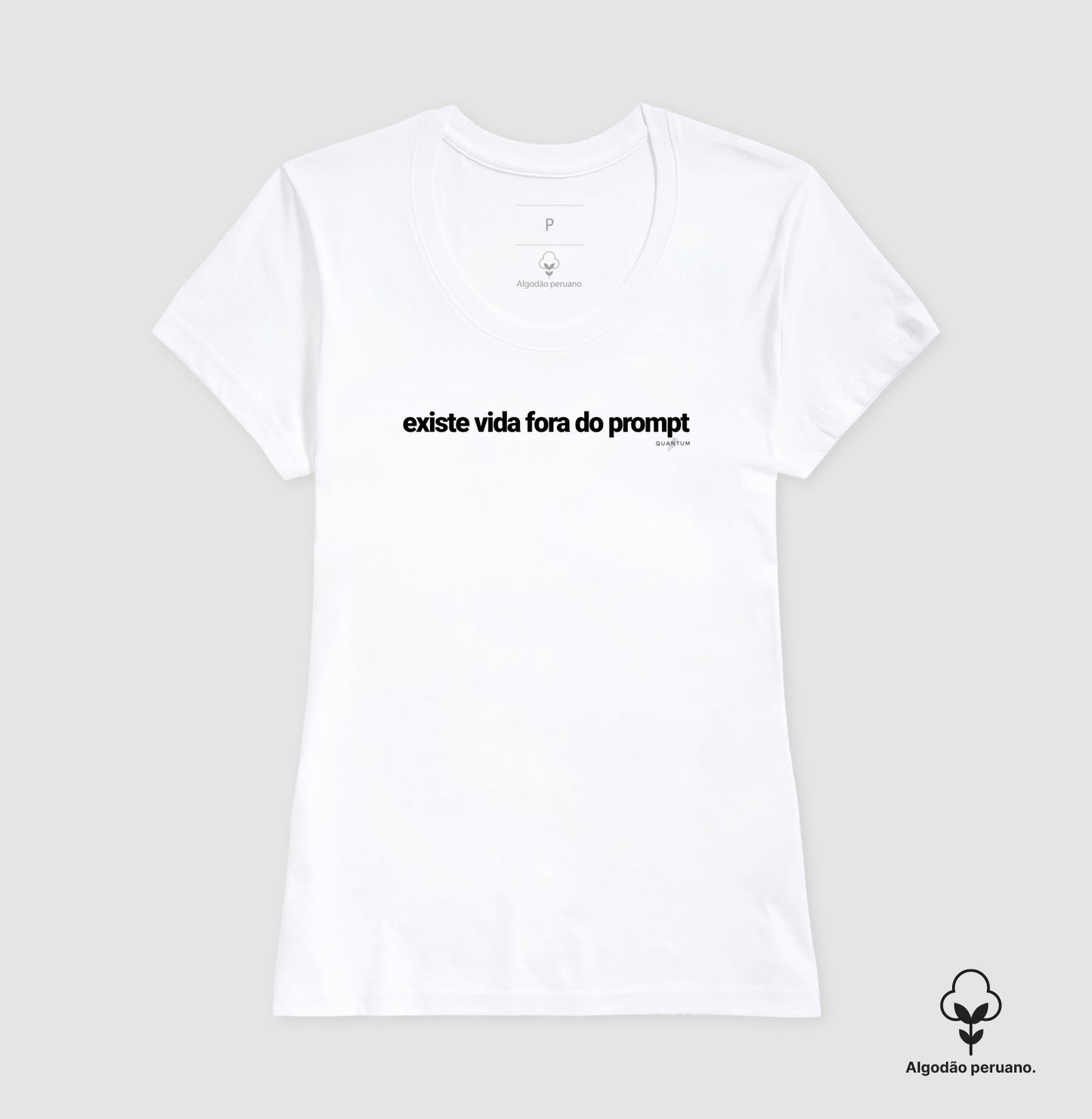 Camiseta premium Existe vida fora do prompt