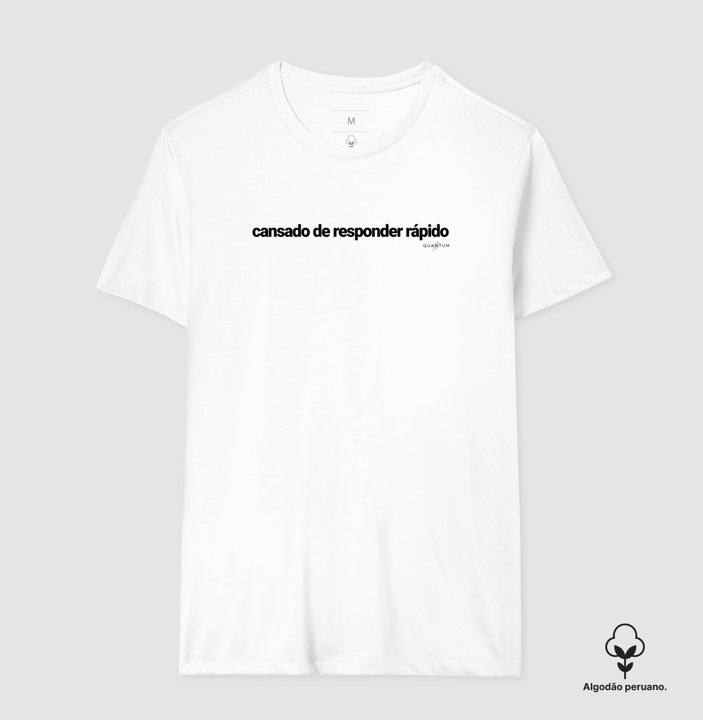 Camiseta premium Cansado de responder rápido