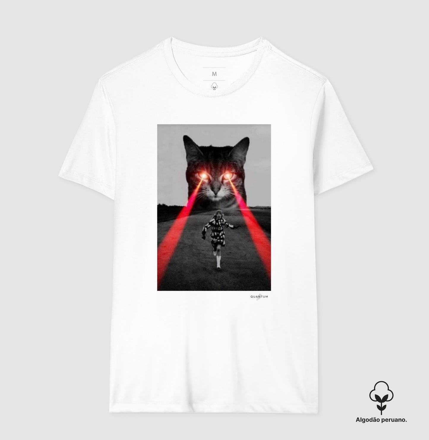 Camiseta Premium Laser Cat