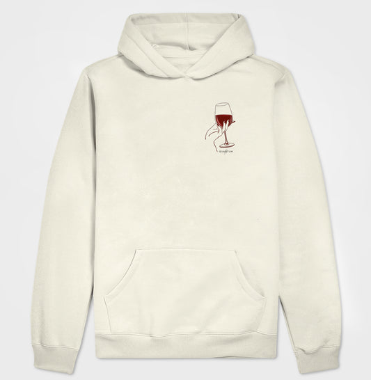 Moletom com capuz Wine not?