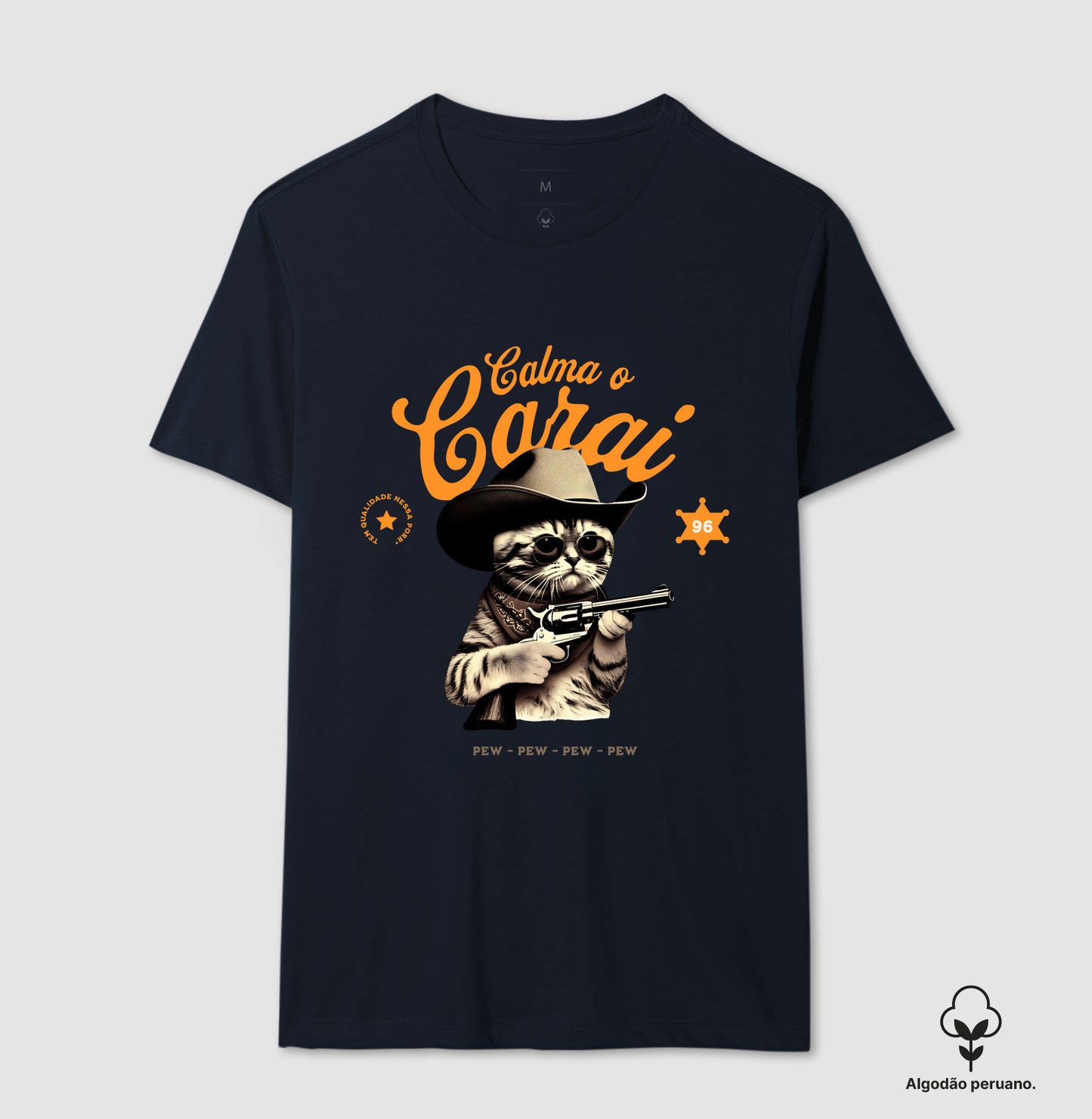 Camiseta premium Calma o carai