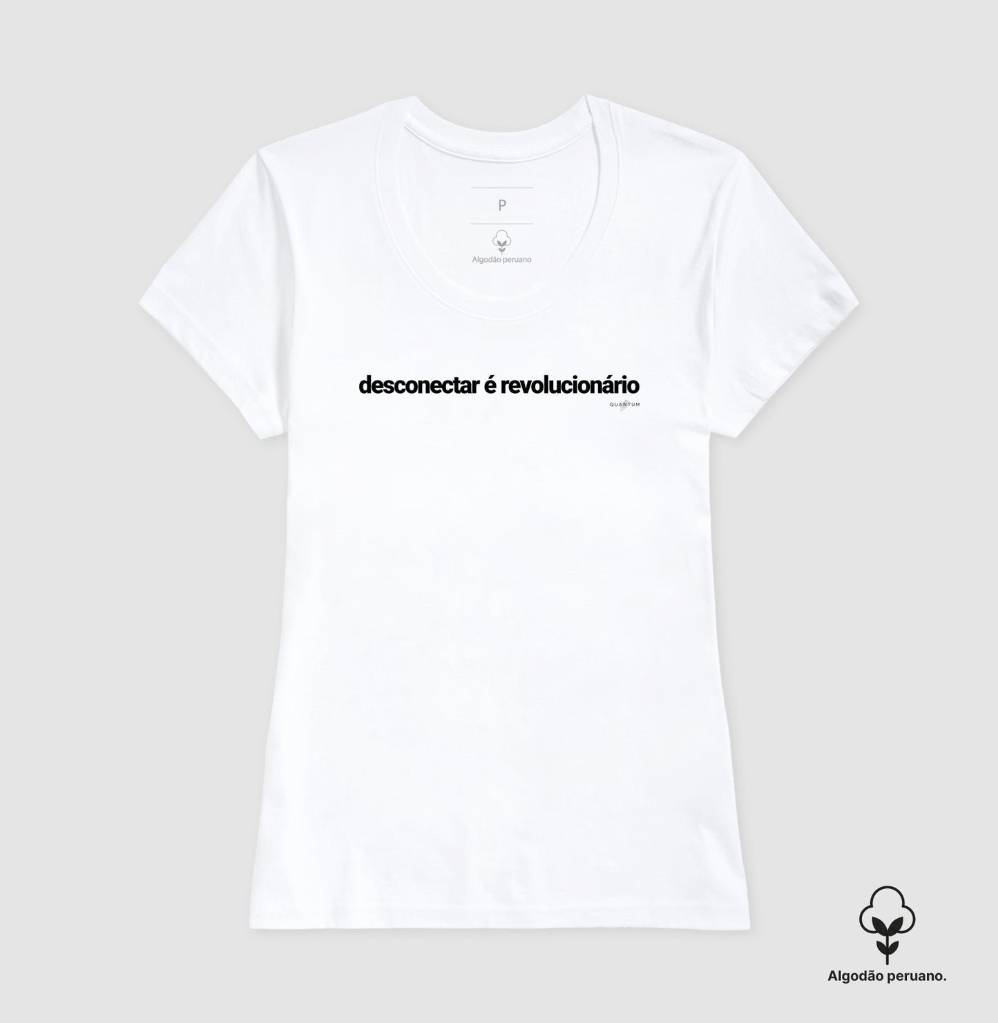 Camiseta premium Desconectar é revolucionário