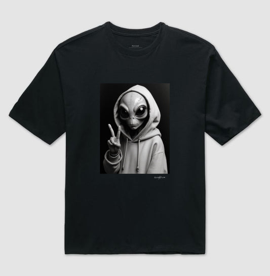 Camiseta Oversized Vibe de Outro Planeta