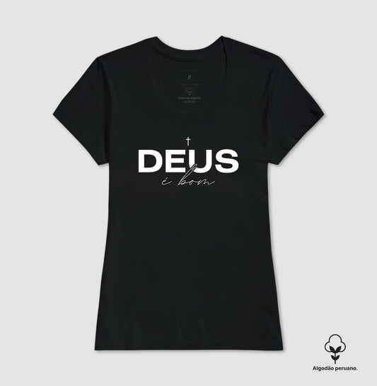 Camiseta premium Deus é bom