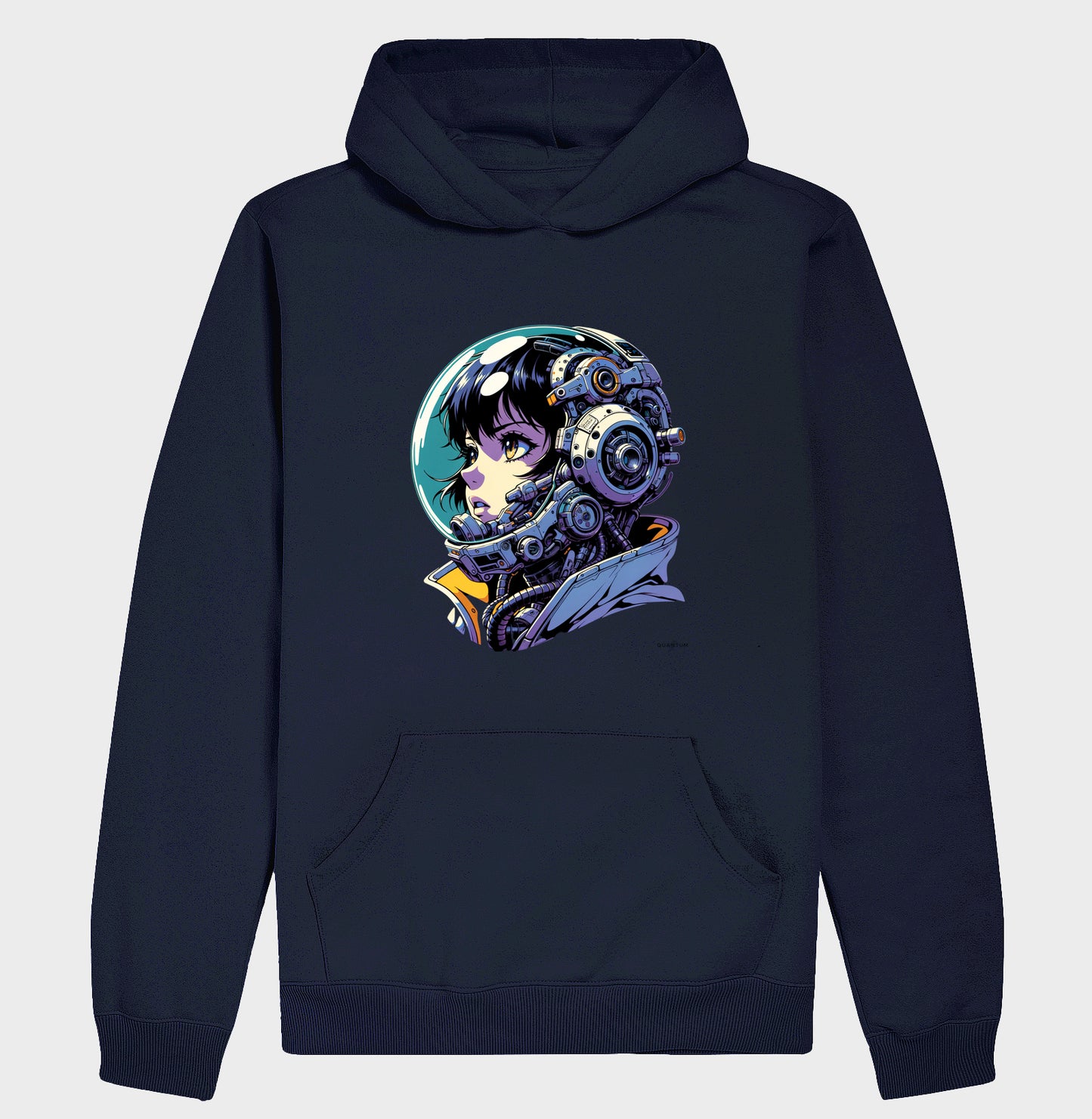 Moletom com capuz astronauta futurista