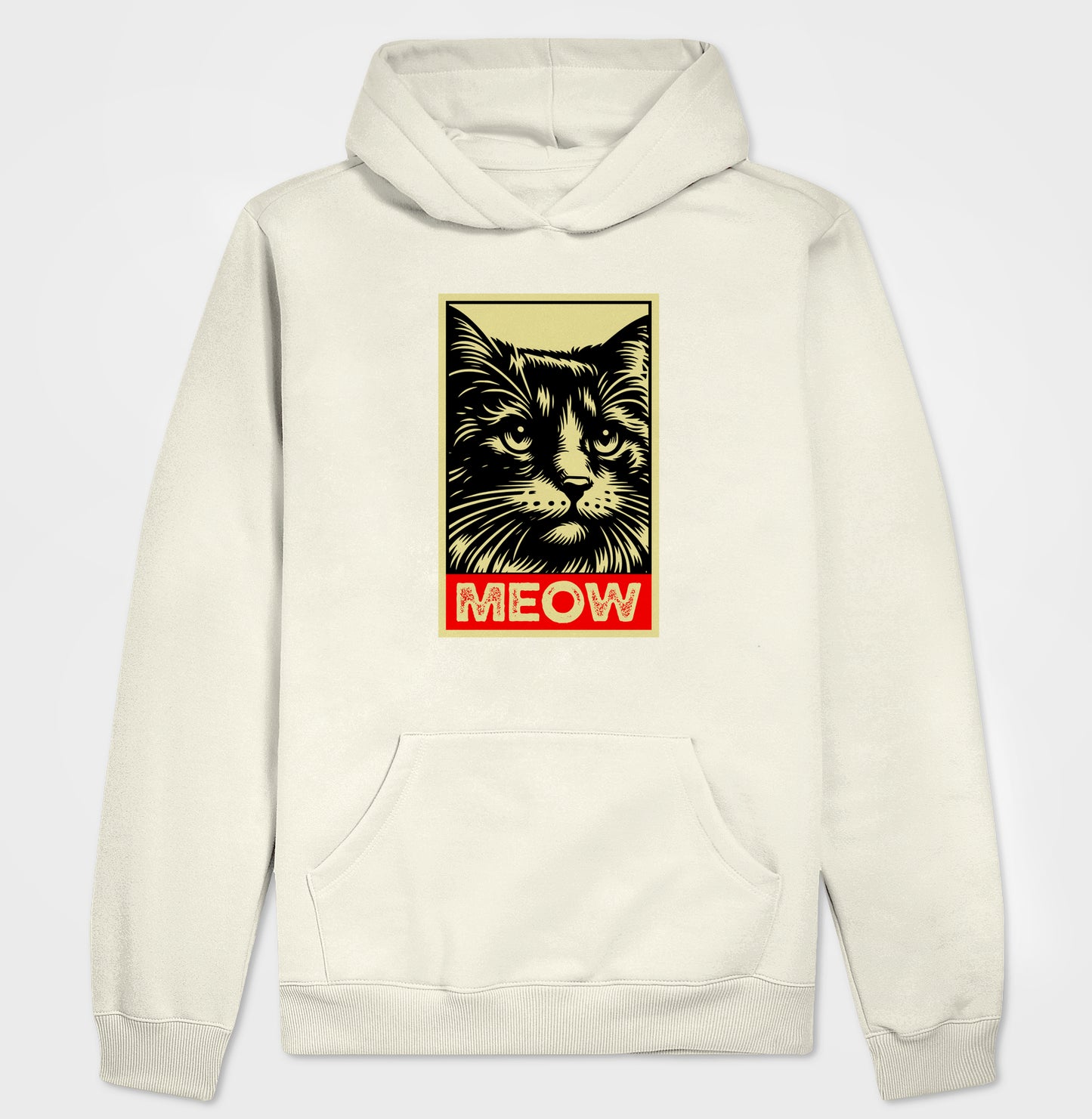 Moletom com capuz Meow