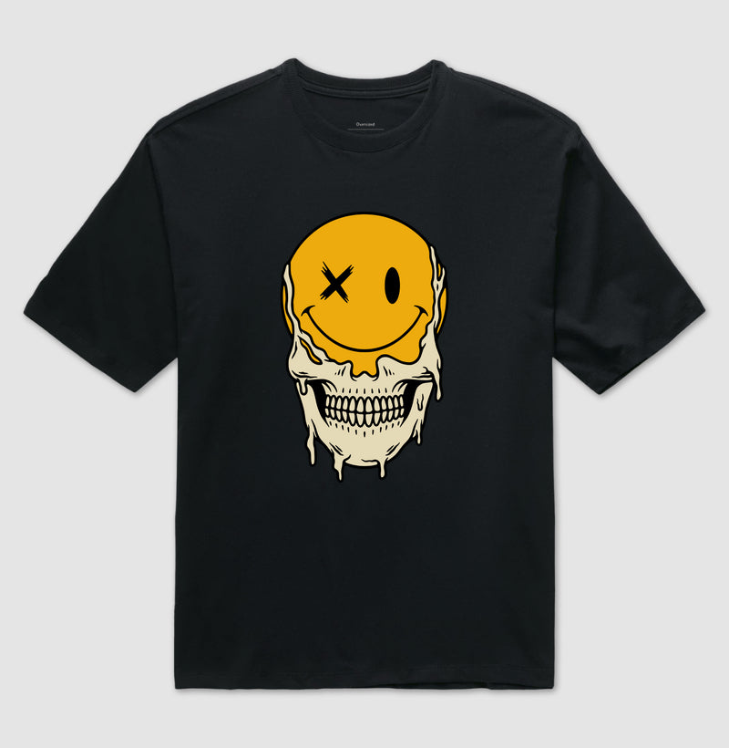 Camiseta oversized Happy Dead