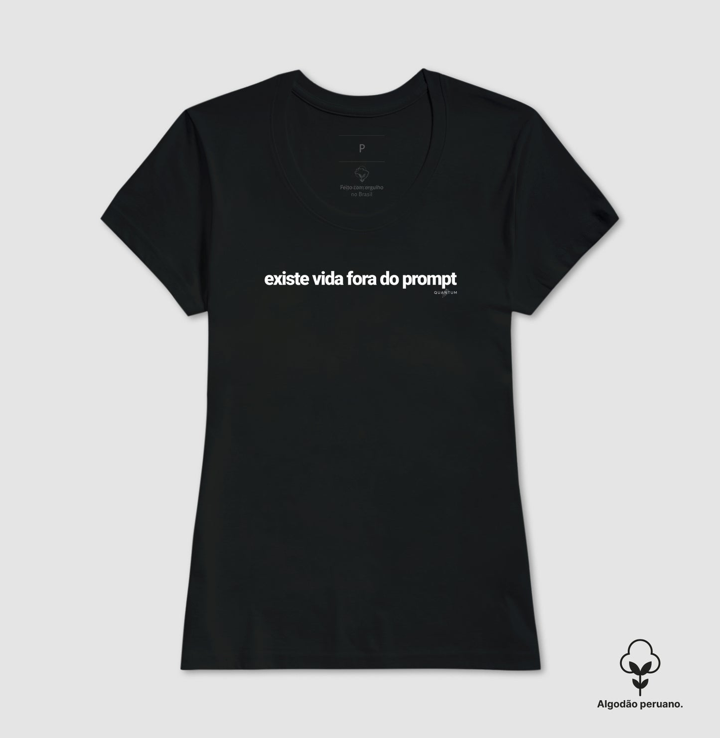Camiseta premium Existe vida fora do prompt