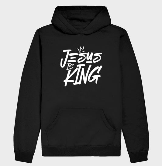 Moletom com capuz Jesus is King