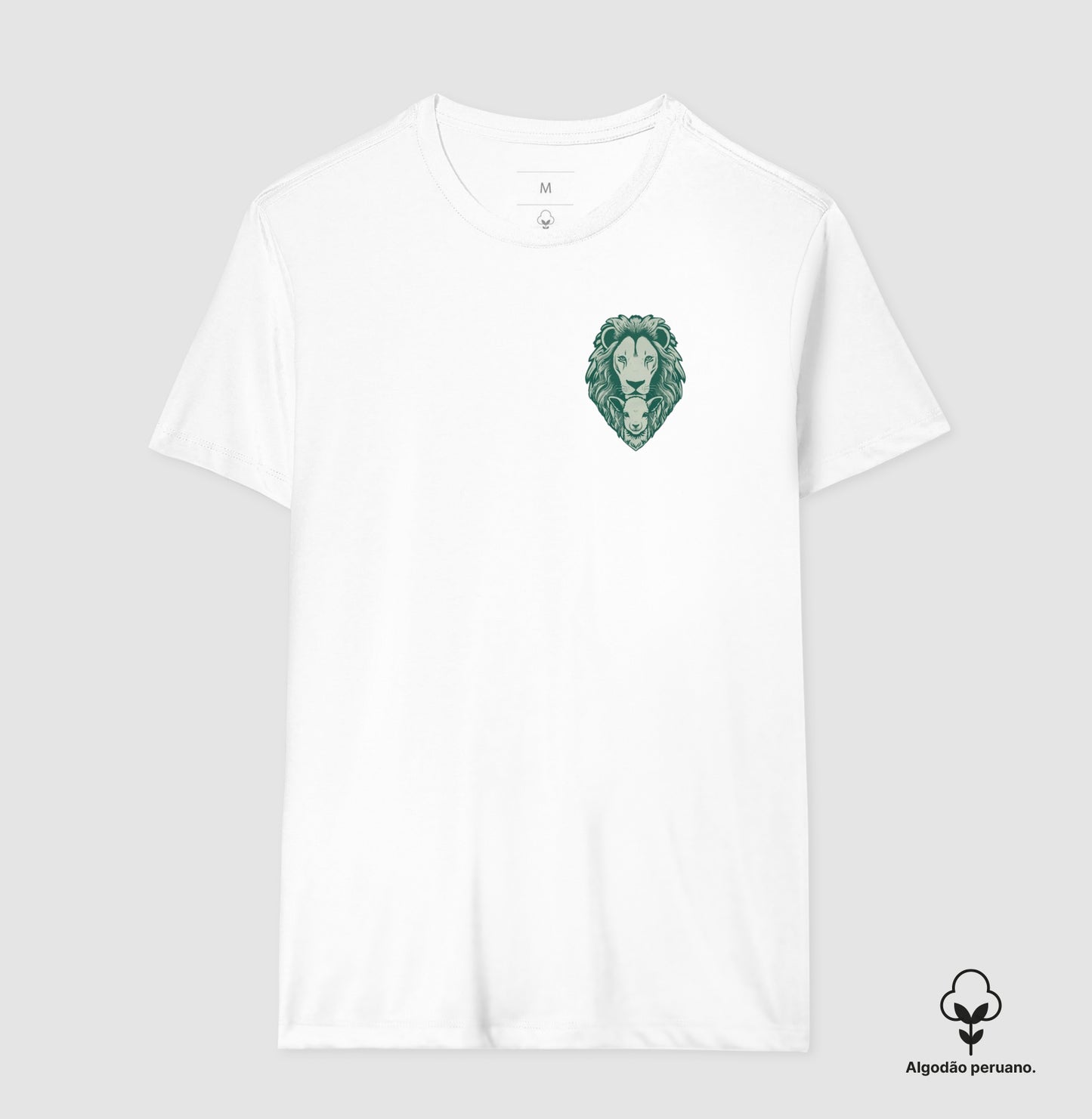 Camiseta premium Leão e Cordeiro