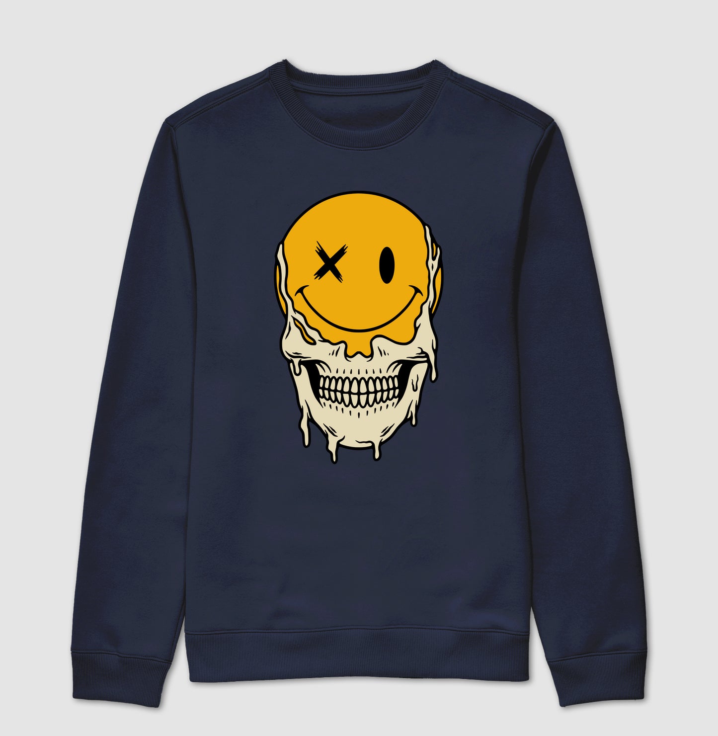 Moletom gola careca Happy Dead