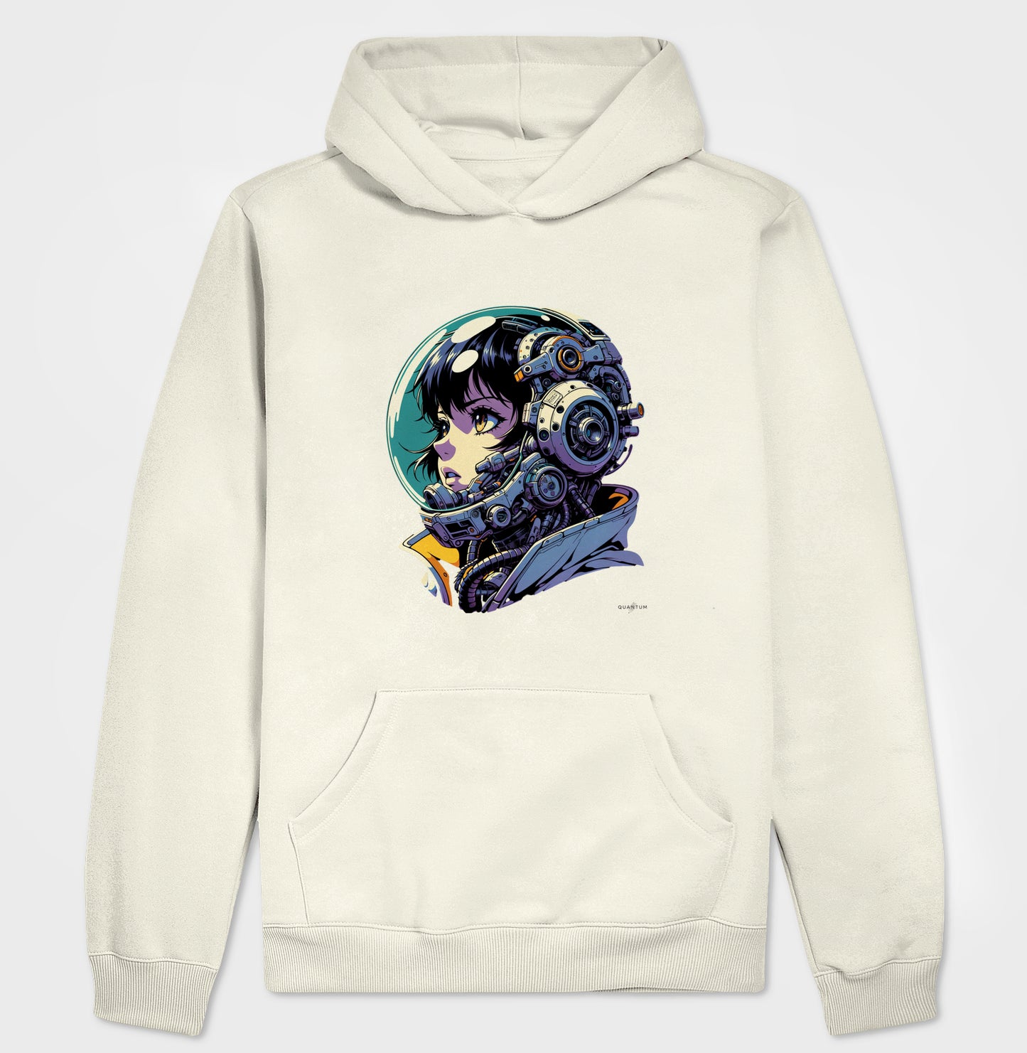 Moletom com capuz astronauta futurista