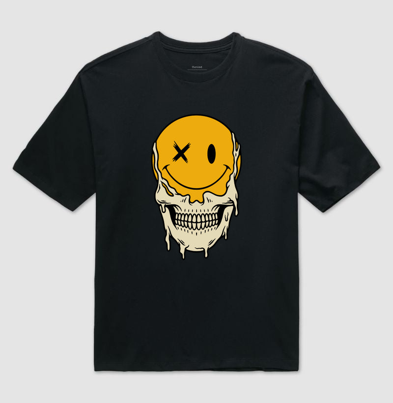 Camiseta oversized Happy Dead