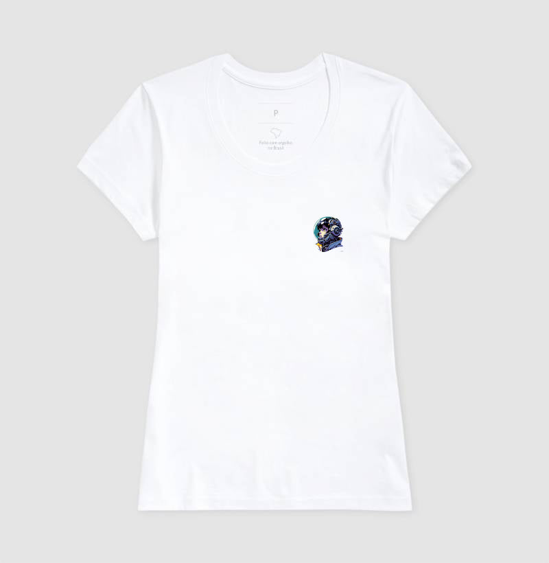 Camiseta tradicional Astronauta futurista