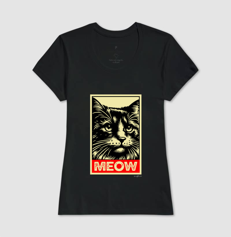 Camiseta tradicional Meow