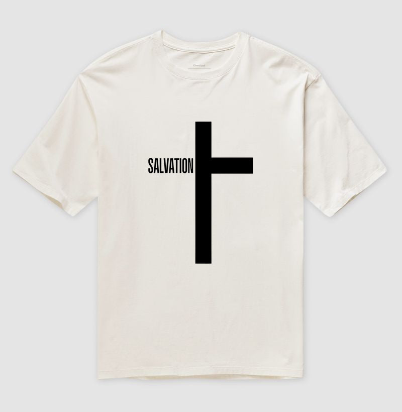 Camiseta oversized Salvação