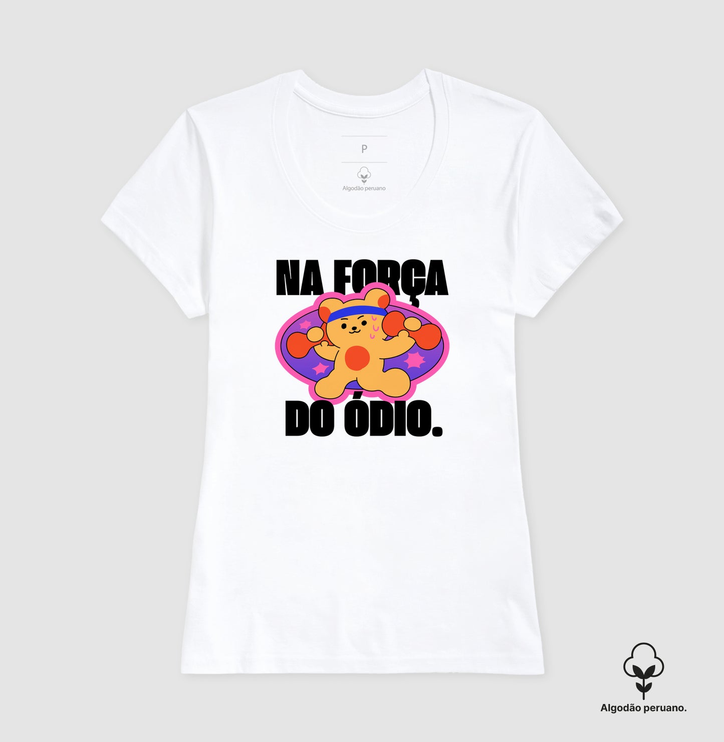 Camiseta premium Na força do ódio
