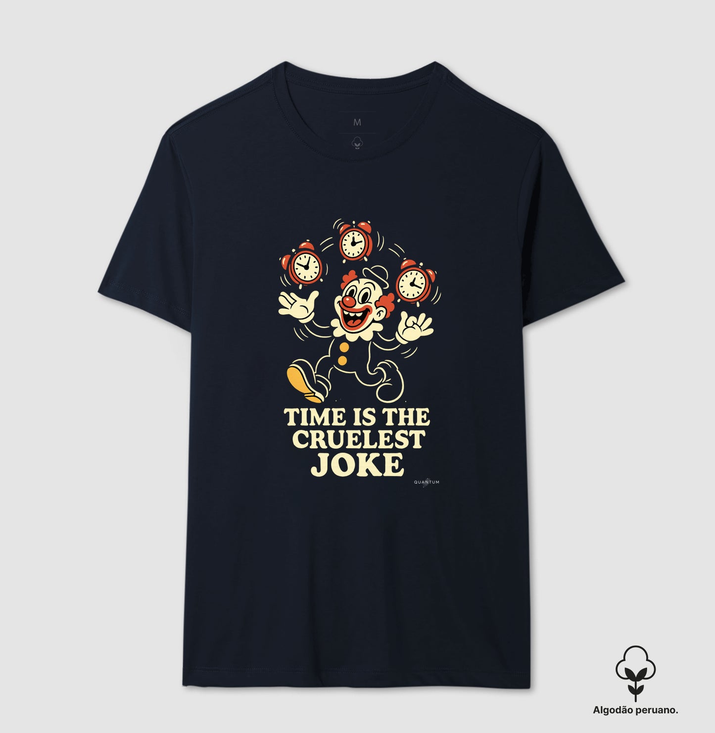 Camiseta premium Time is the cruelest joke