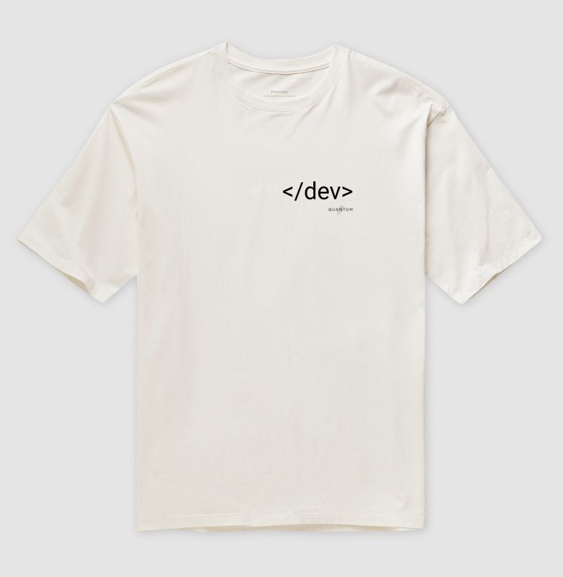 Camiseta Oversized Dev