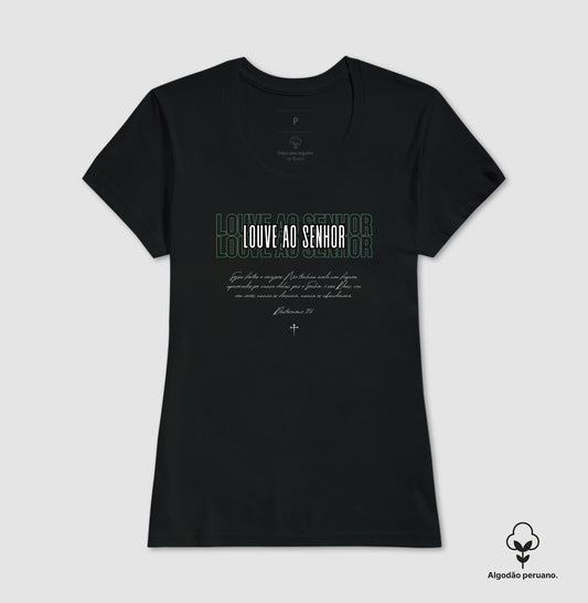 Camiseta premium Louve ao Senhor
