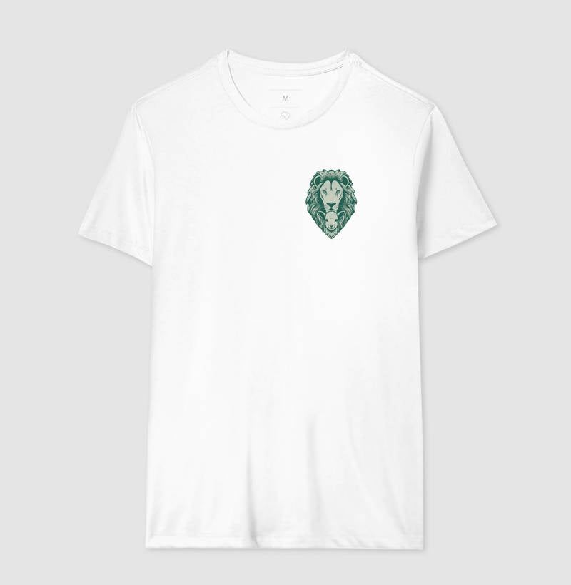 Camiseta tradicional Leão e Cordeiro
