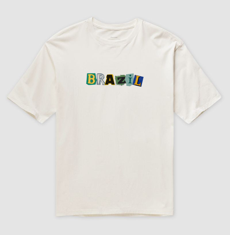 Camiseta Oversized Colagem