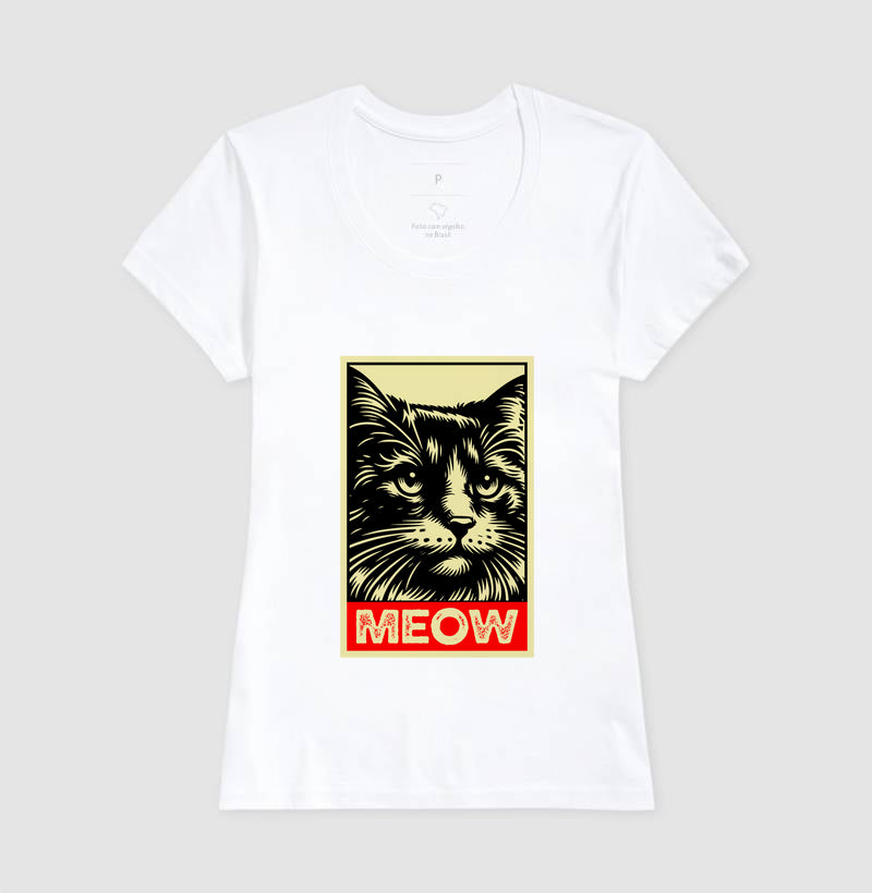 Camiseta tradicional Meow