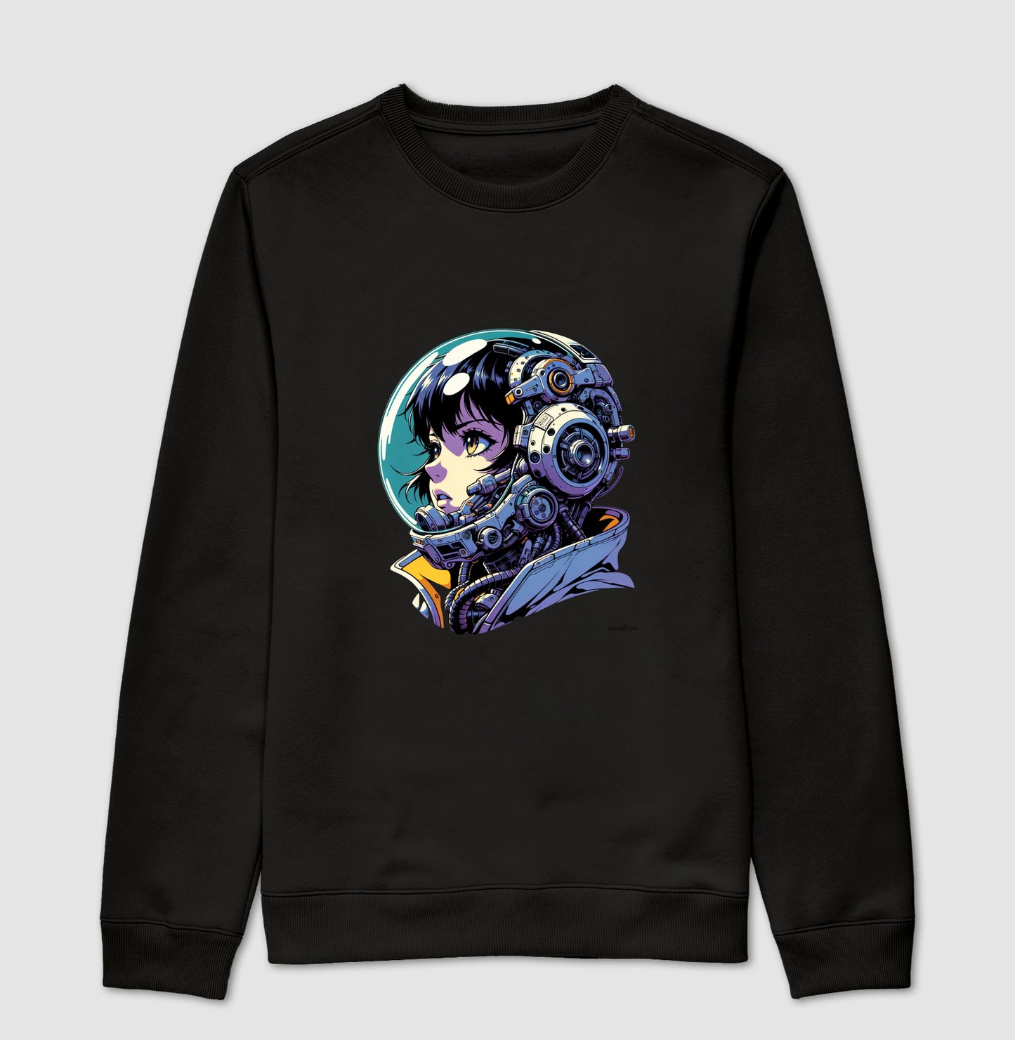 Moletom gola careca astronauta futurista