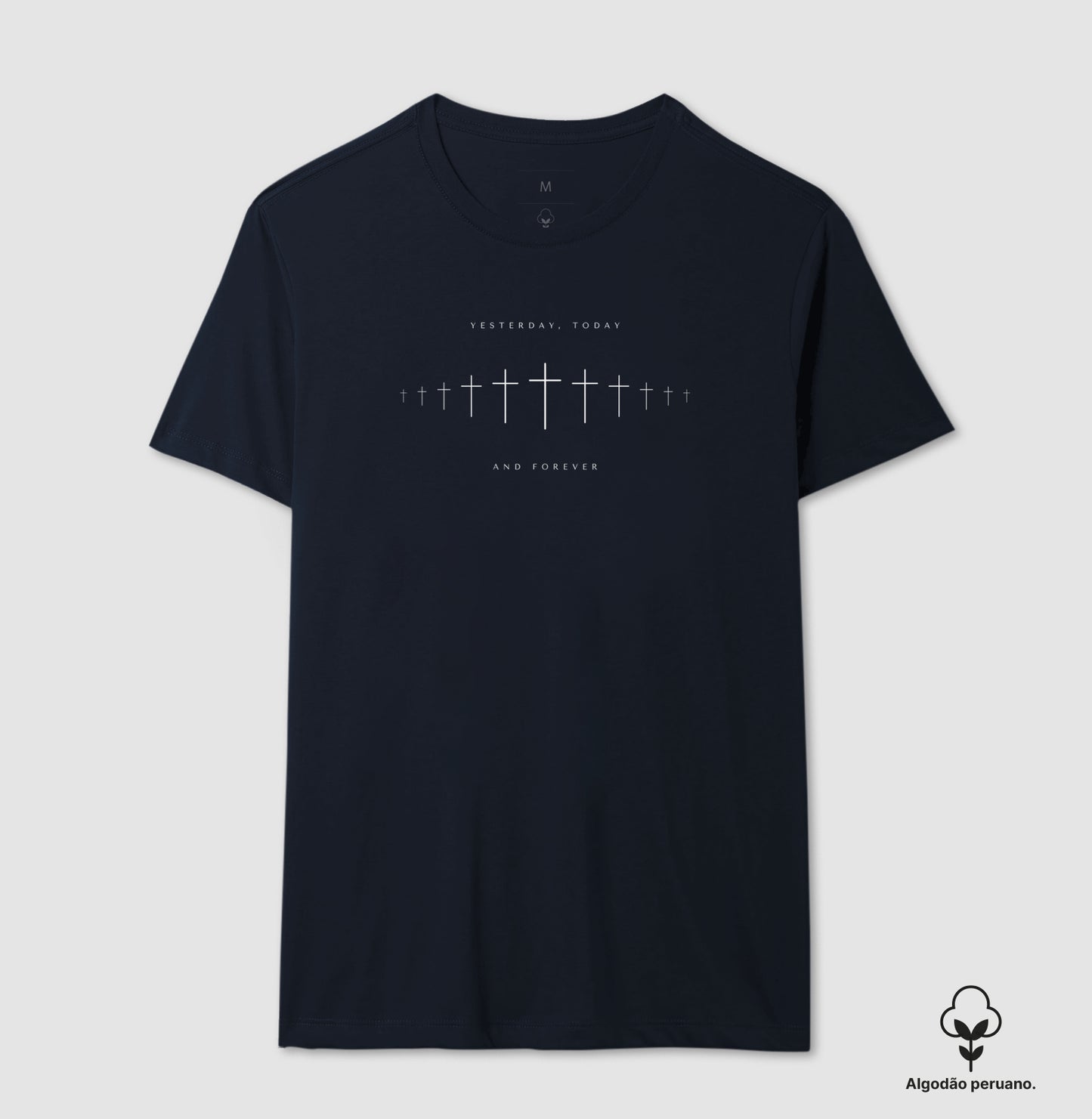 Camiseta premium Ontem, Hoje e Sempre