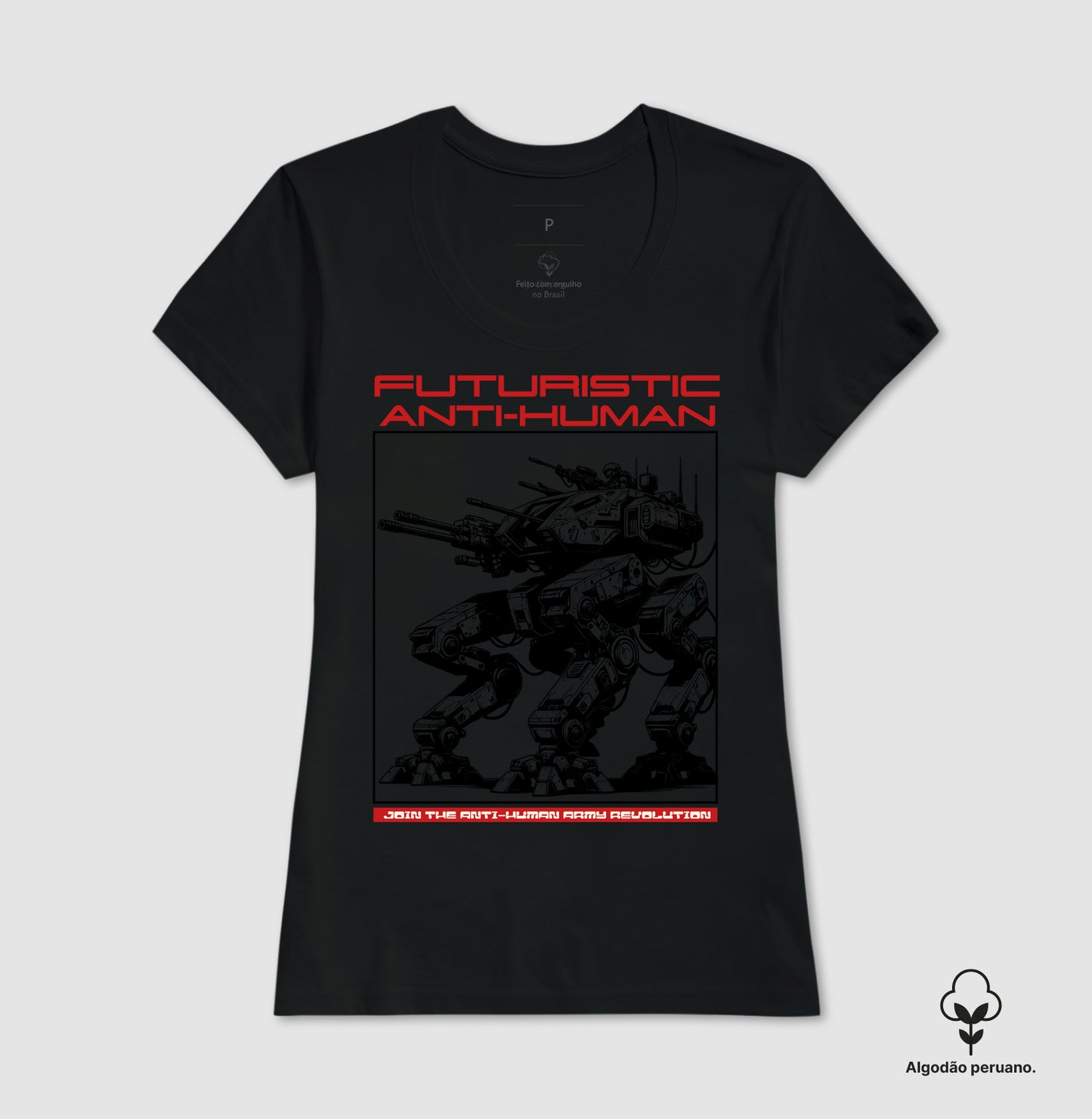 Camiseta premium Futuristic Anti-Human
