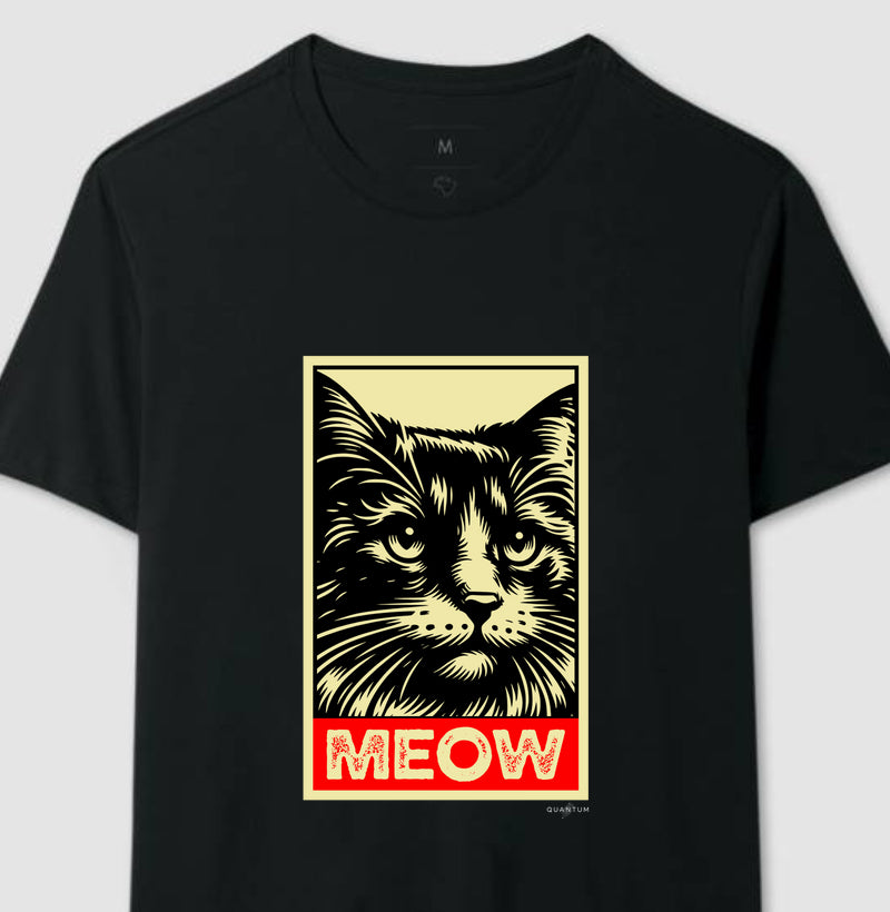 Camiseta tradicional Meow