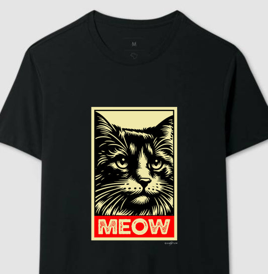 Camiseta tradicional Meow