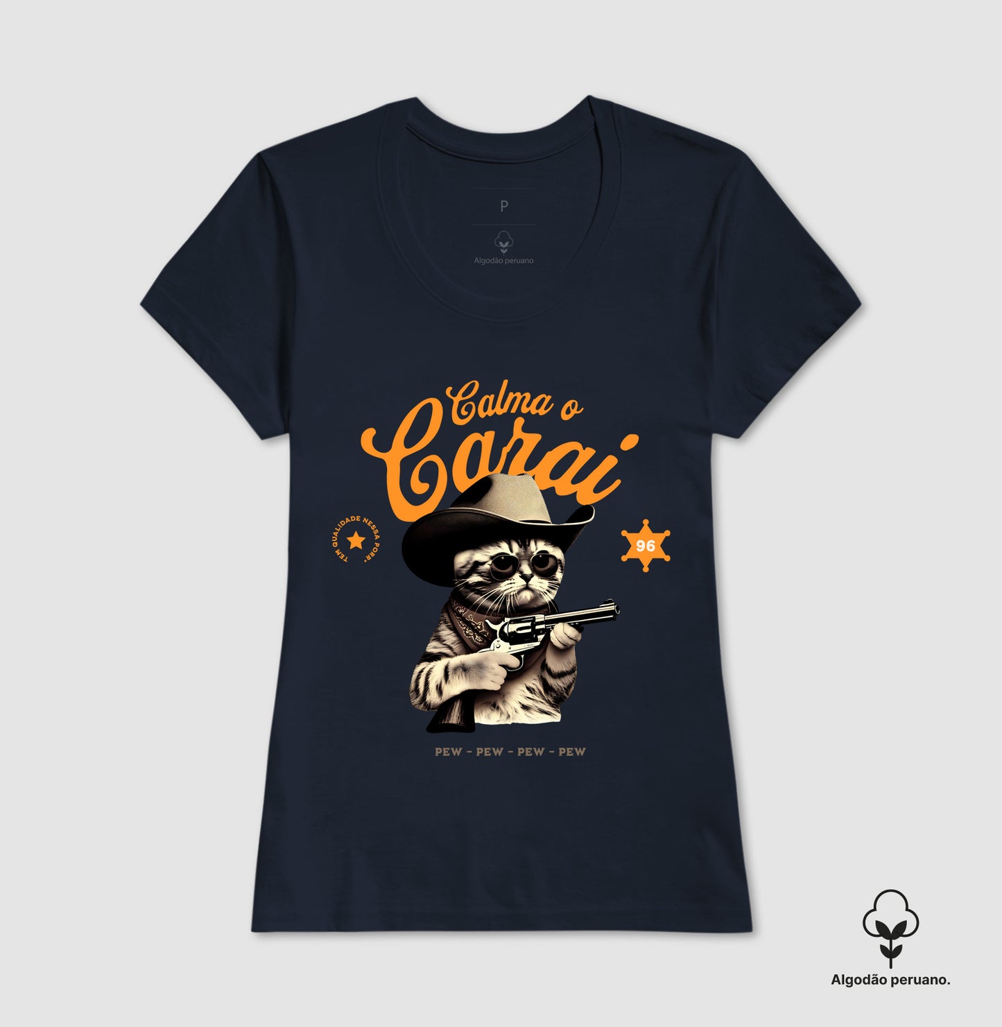 Camiseta premium Calma o carai
