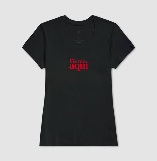 Camiseta tradicional Eis-me aqui