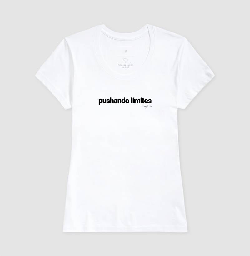 Camiseta tradicional Pushando limites
