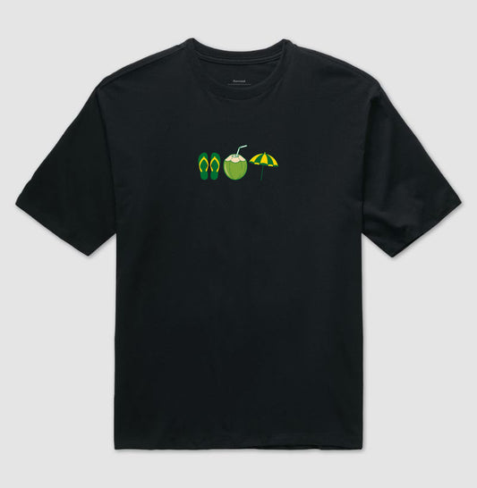Camiseta Oversized Tropical