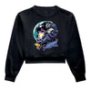 Moletom cropped astronauta futurista
