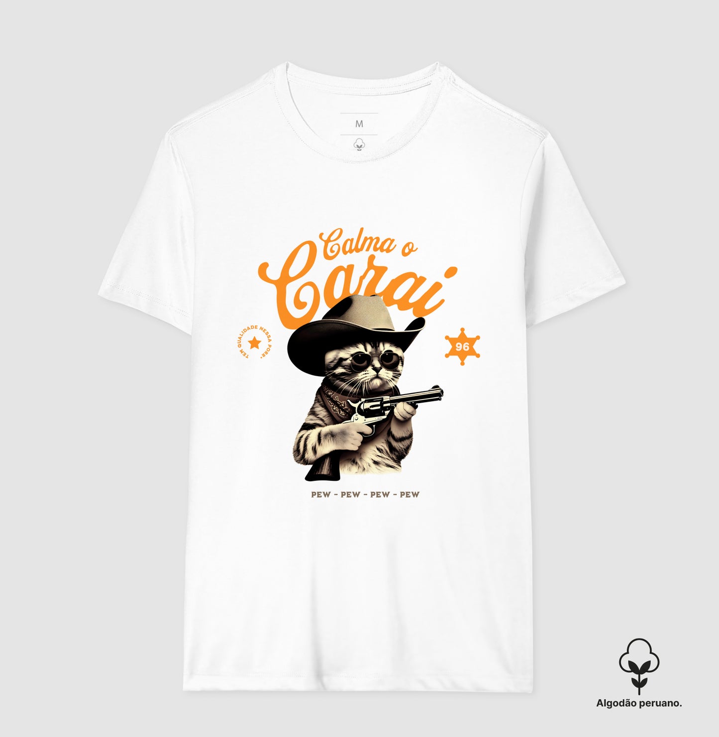 Camiseta premium Calma o carai