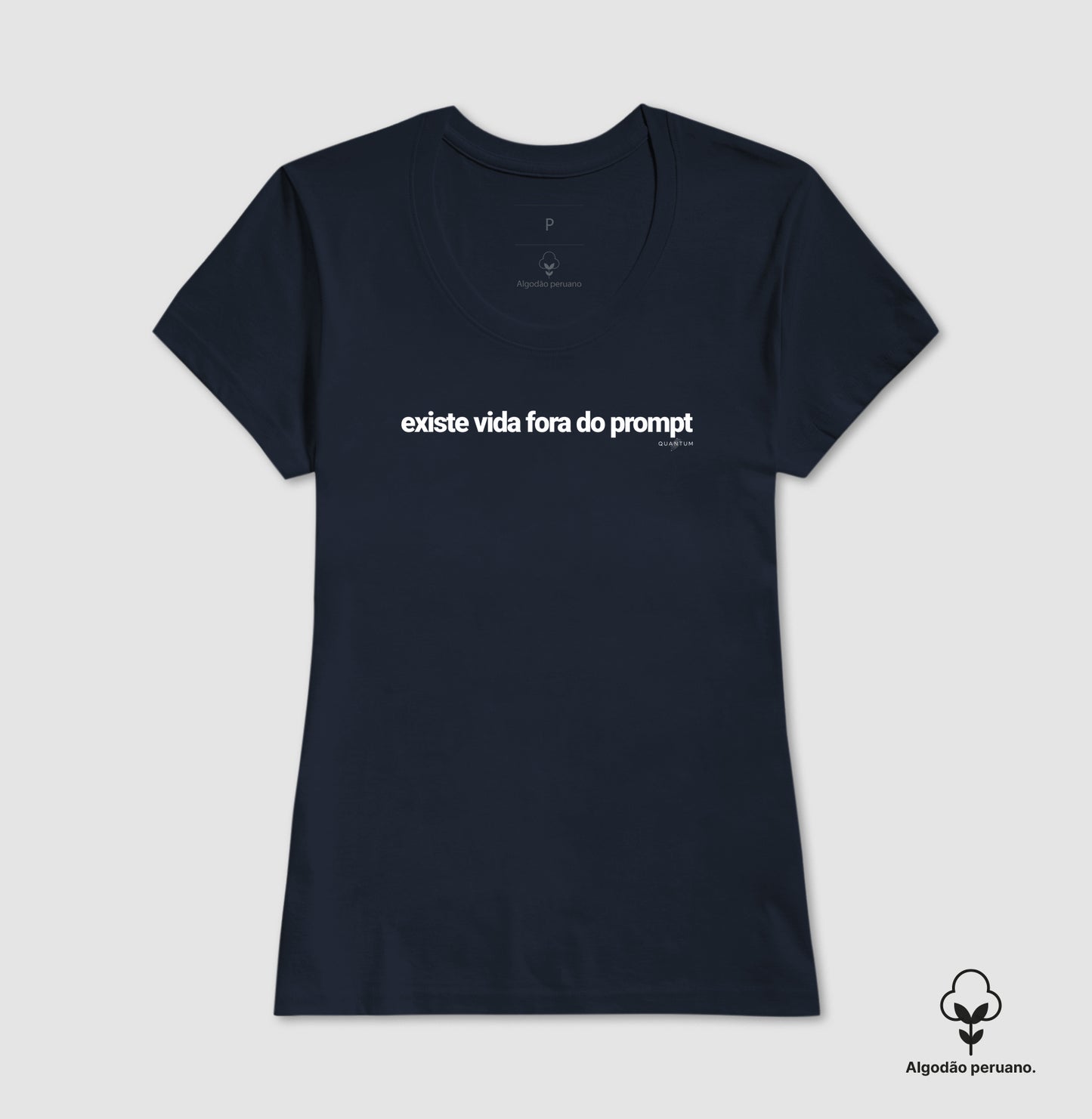 Camiseta premium Existe vida fora do prompt