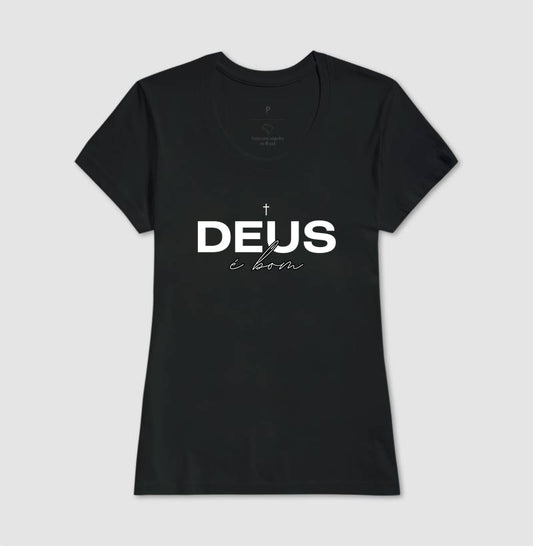 Camiseta tradicional Deus é bom