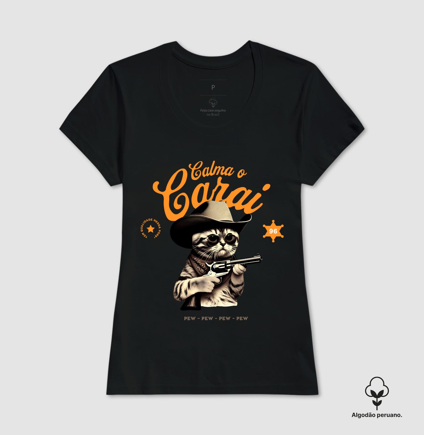 Camiseta premium Calma o carai