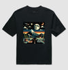 Camiseta oversized Game retrô