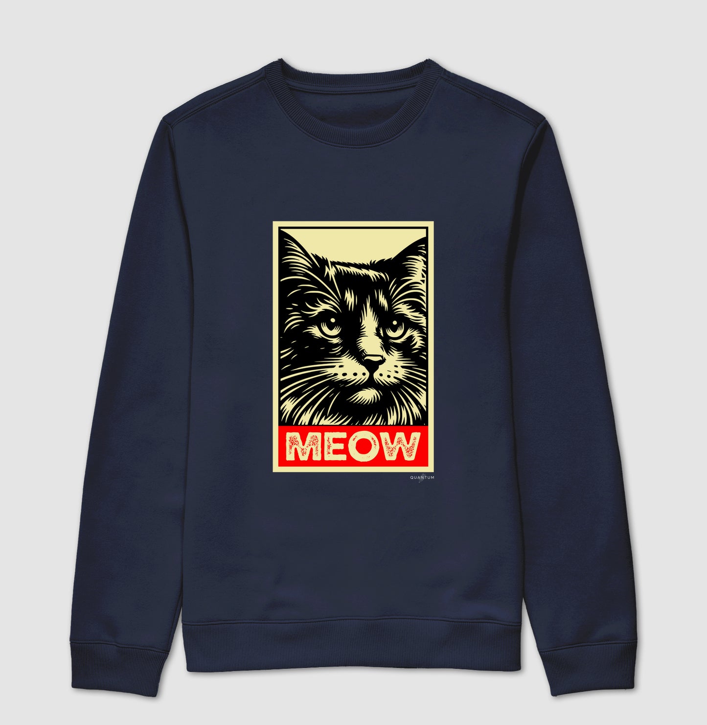 Moletom gola careca Meow