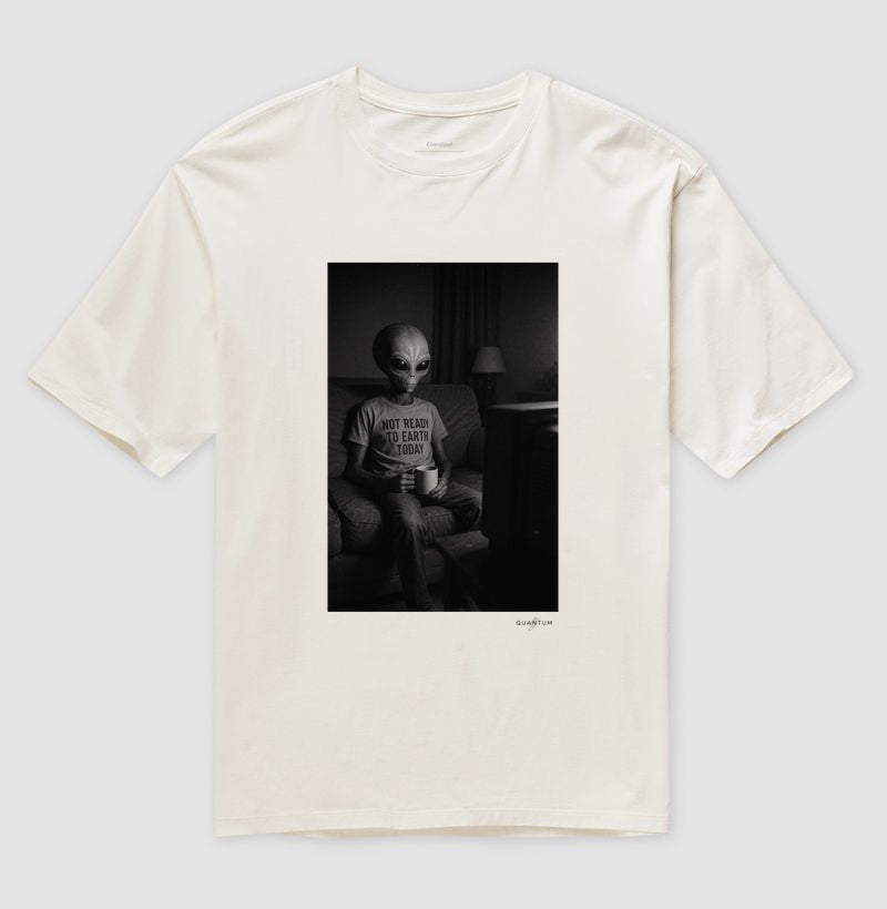 Camiseta Oversized Alien Routine