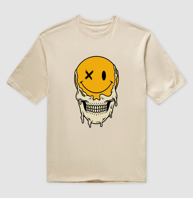 Camiseta oversized Happy Dead