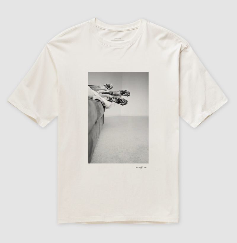 Camiseta Oversized Patinhas