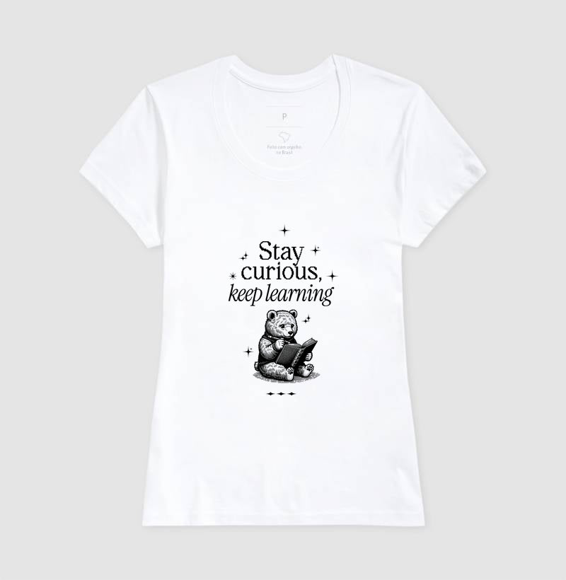 Camiseta tradicional Stay curious