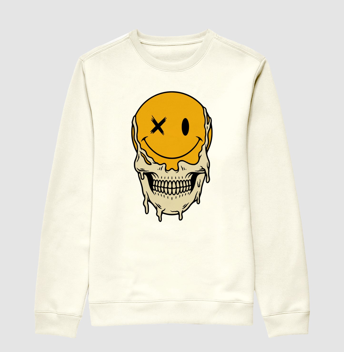 Moletom gola careca Happy Dead