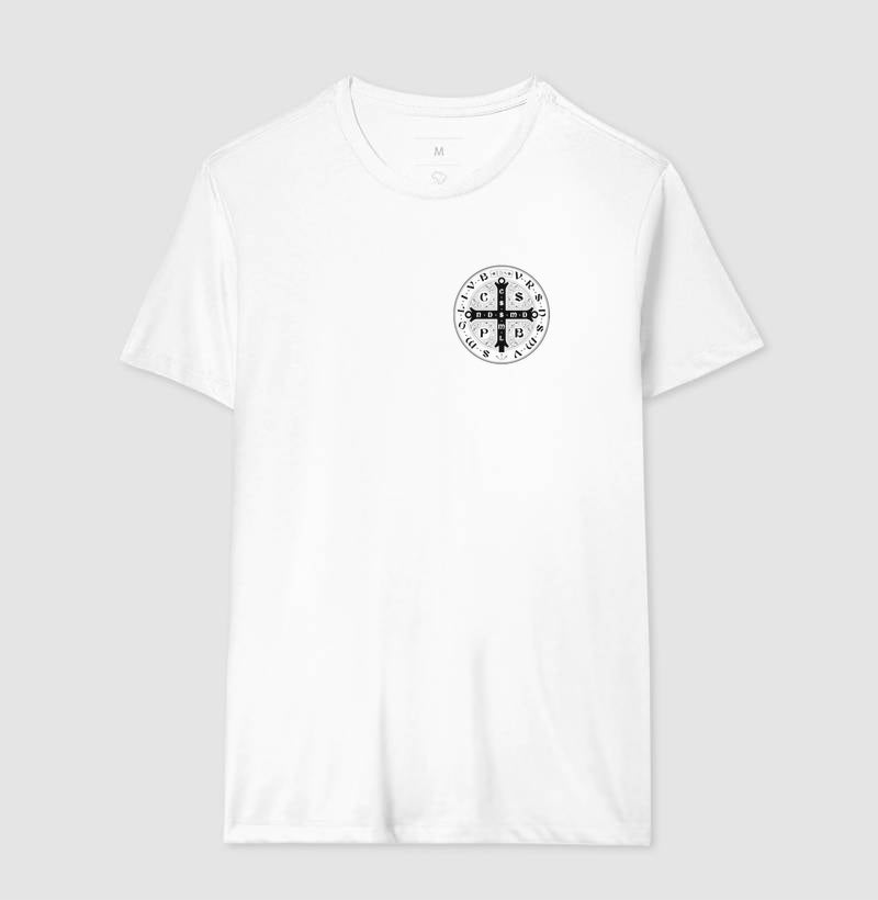 Camiseta tradicional Medalha de São Bento