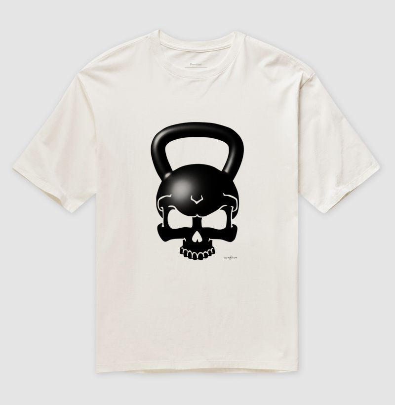 Camiseta oversized Peso Caveira